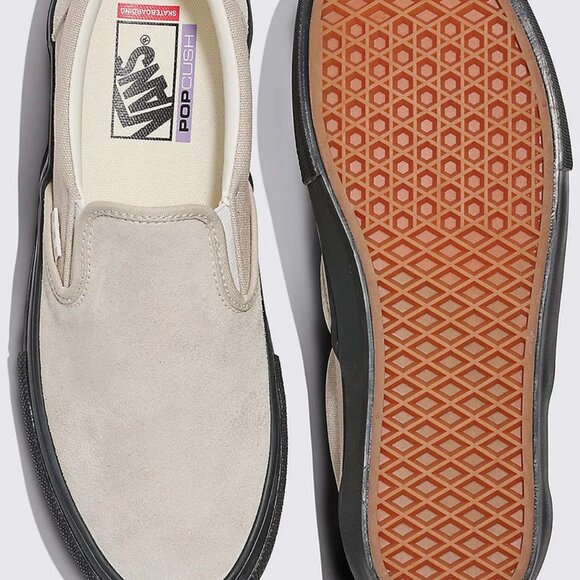 Vans Skate Slip-On Sneakers Shoes Tan/Black VN0A2Z31Y59 Men's US SIZE 11 NEW - Picture 14 of 14